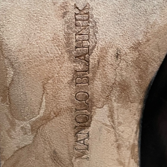 Manolo Blahnik leather Knee boots in black leather Size 35 - Picture 13 of 15